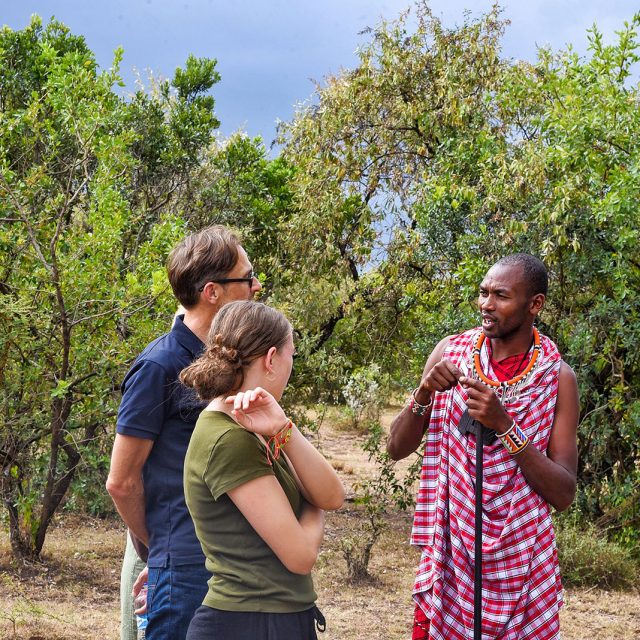 Masai Mara Wanderung mit Gästen