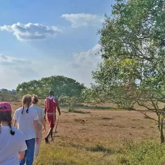 Nature walk in Masai Mara
