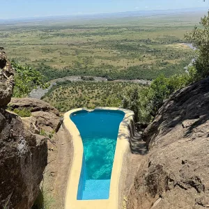 Masai Mara Triangle Plunge Pool with a view