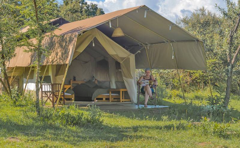 Luxury-Twin-Tent in Masai Mara Triangle