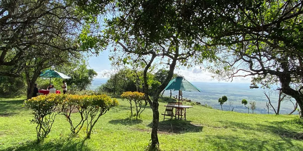 Open Air area at our Masai Mara Safari Camp