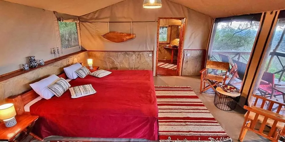 Deluxe Tent at Luxury Safari Camp