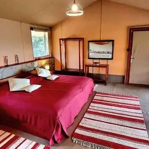 Deluxe Tent - inside view - Innenansicht