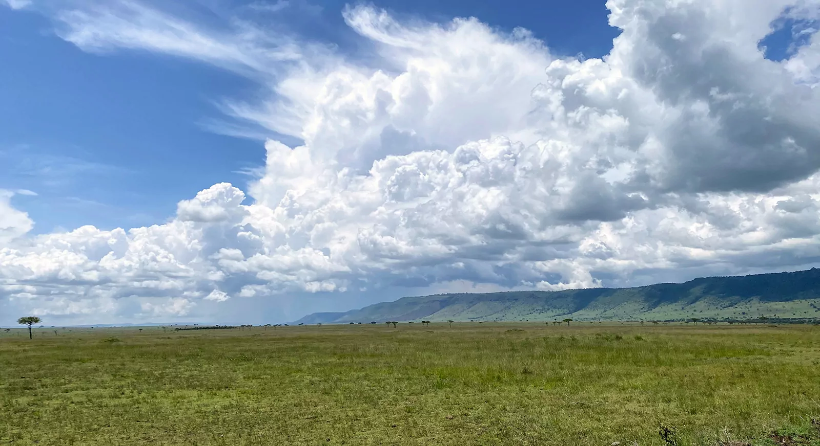 The Landscape Masai Mara - Landschaft mit Steilhang