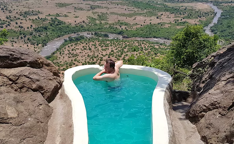 Plunge Pool with amazing views over the Masai Mara