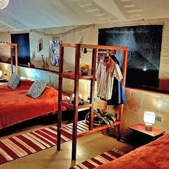 Family Deluxe Tent - inside view