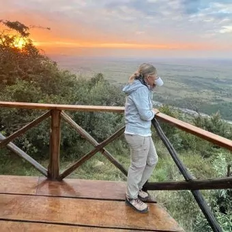 Morning Coffee with a view of the Mara